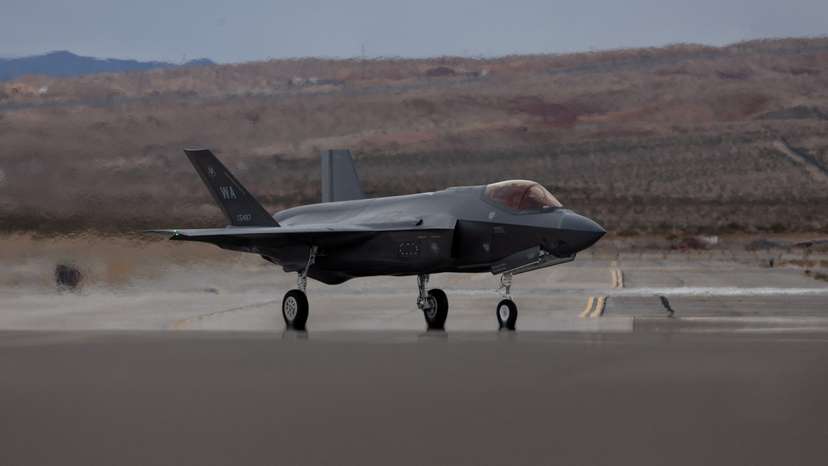 FILE PHOTO: Annual Red Flag military exercise between the United States, Britain and Australia, in Nevada