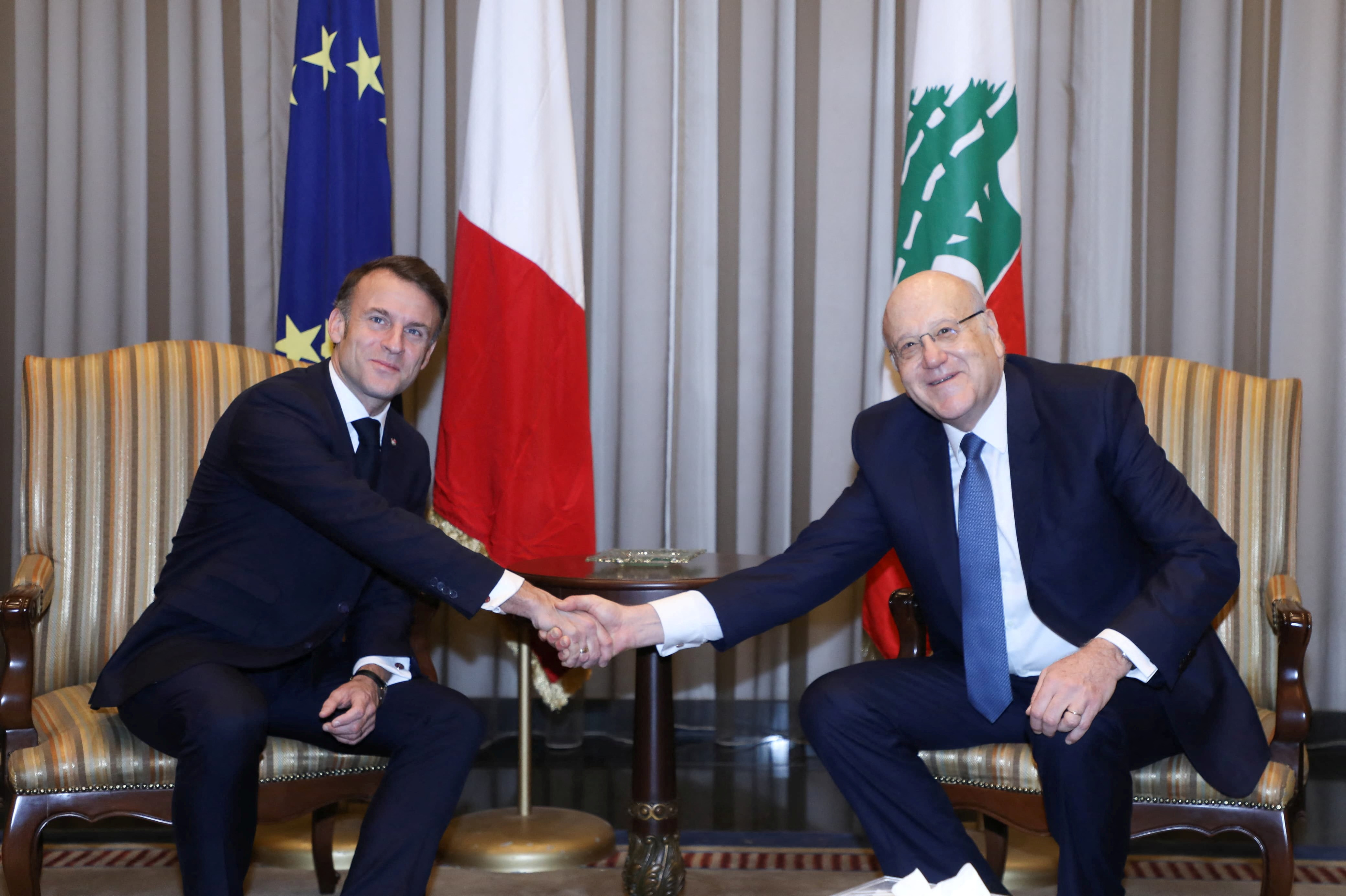 French President Macron visits Lebanon