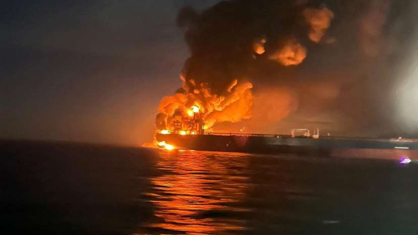 Blasts hit sanctioned tankers off Turkey's coast, rescues underway