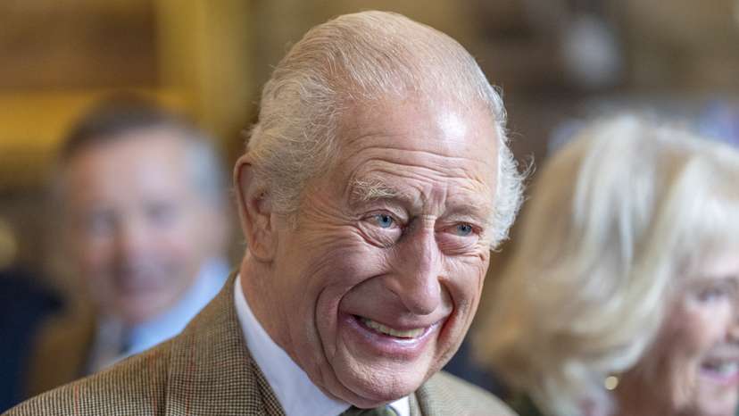 Britain's King Charles visits Ballater