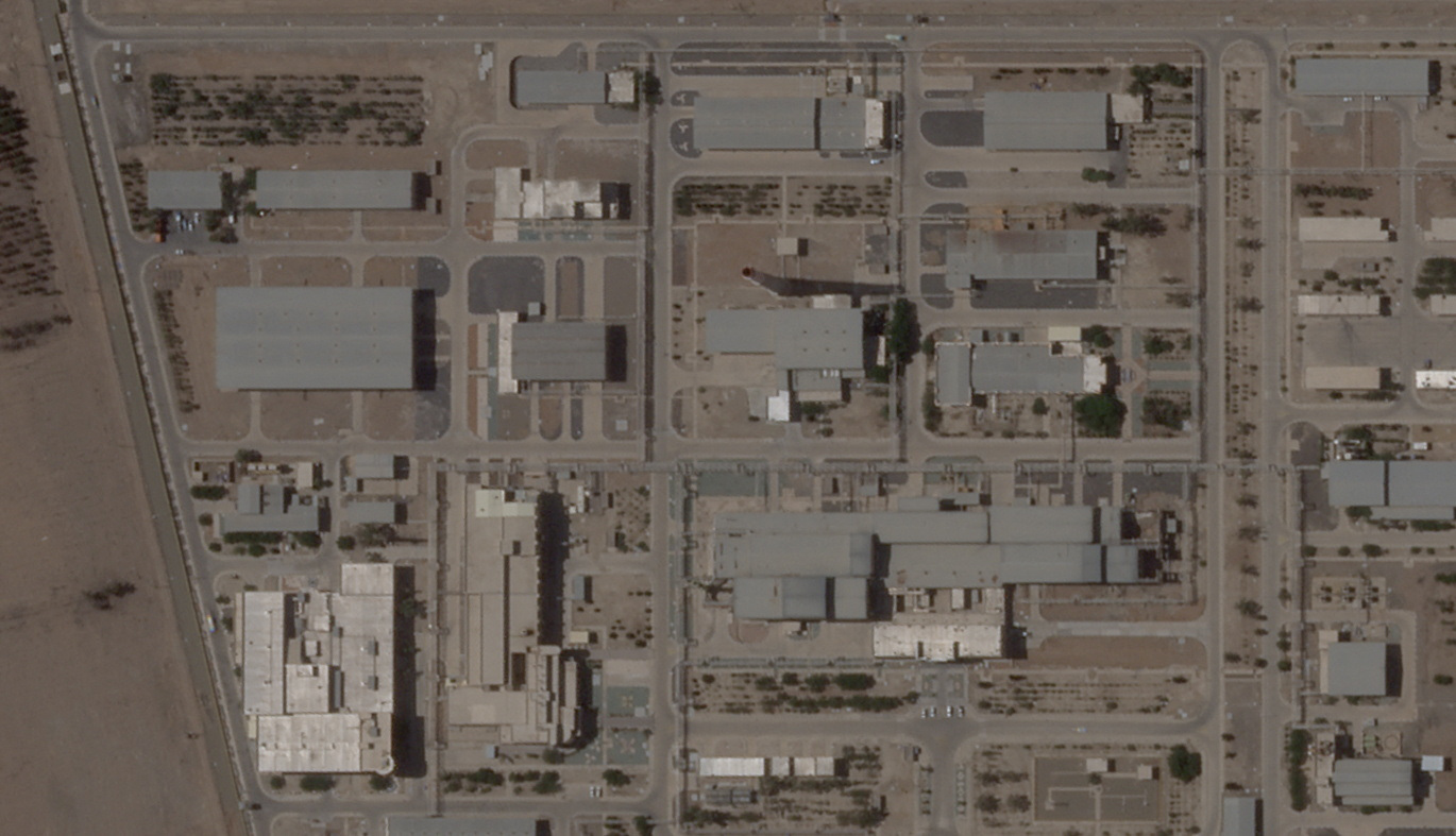 Satellite imagery of Isfahan Nuclear Technology Center