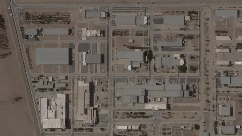 Satellite imagery of Isfahan Nuclear Technology Center