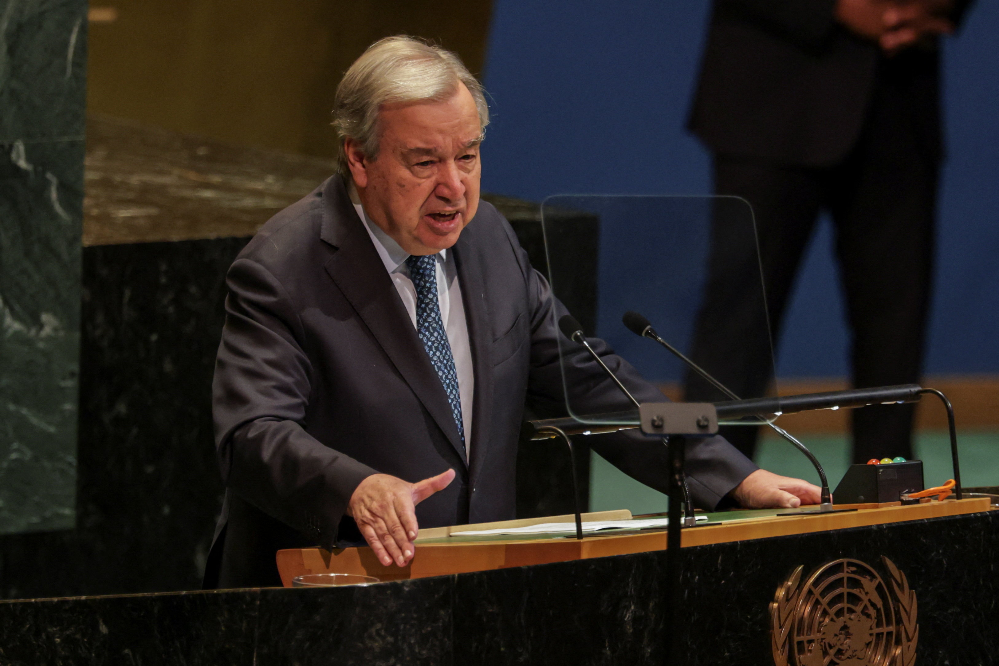 UN conference between two state solution between Israel, Palestinians