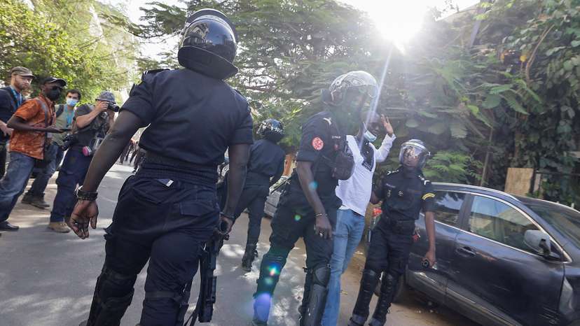 Senegalese police crack down on protests over election delay in Dakar