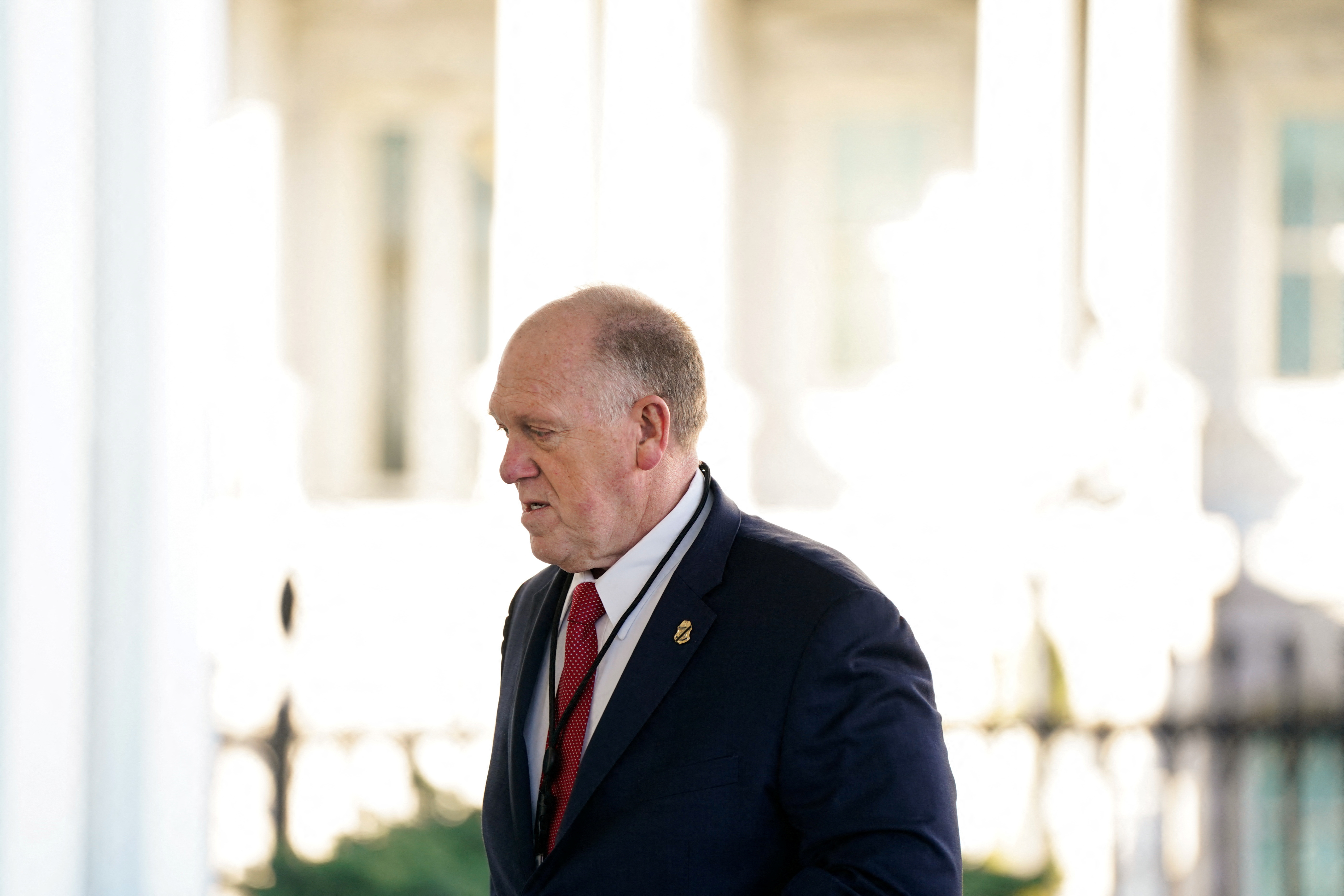 Tom Homan at the White House in Washington