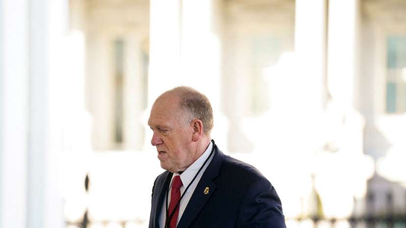 Tom Homan at the White House in Washington