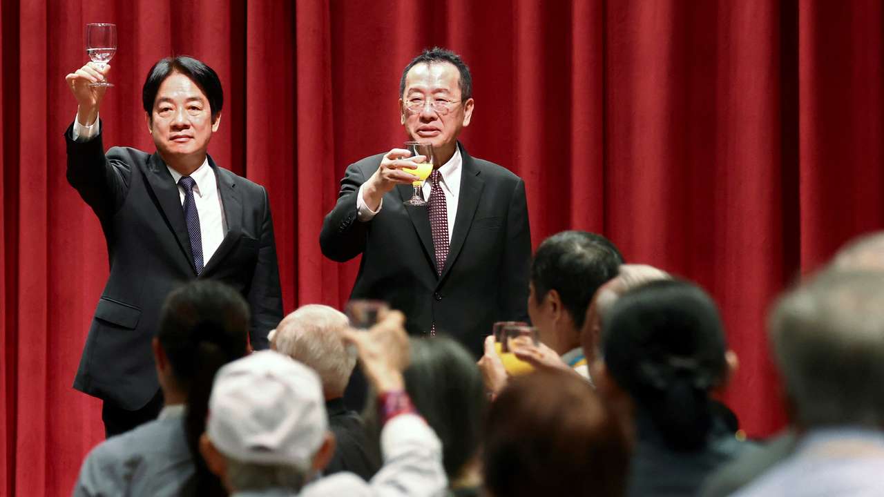 Taiwan President Lai Ching-te visits Kinmen island for the 75th anniversary of the Battle of Guningtou