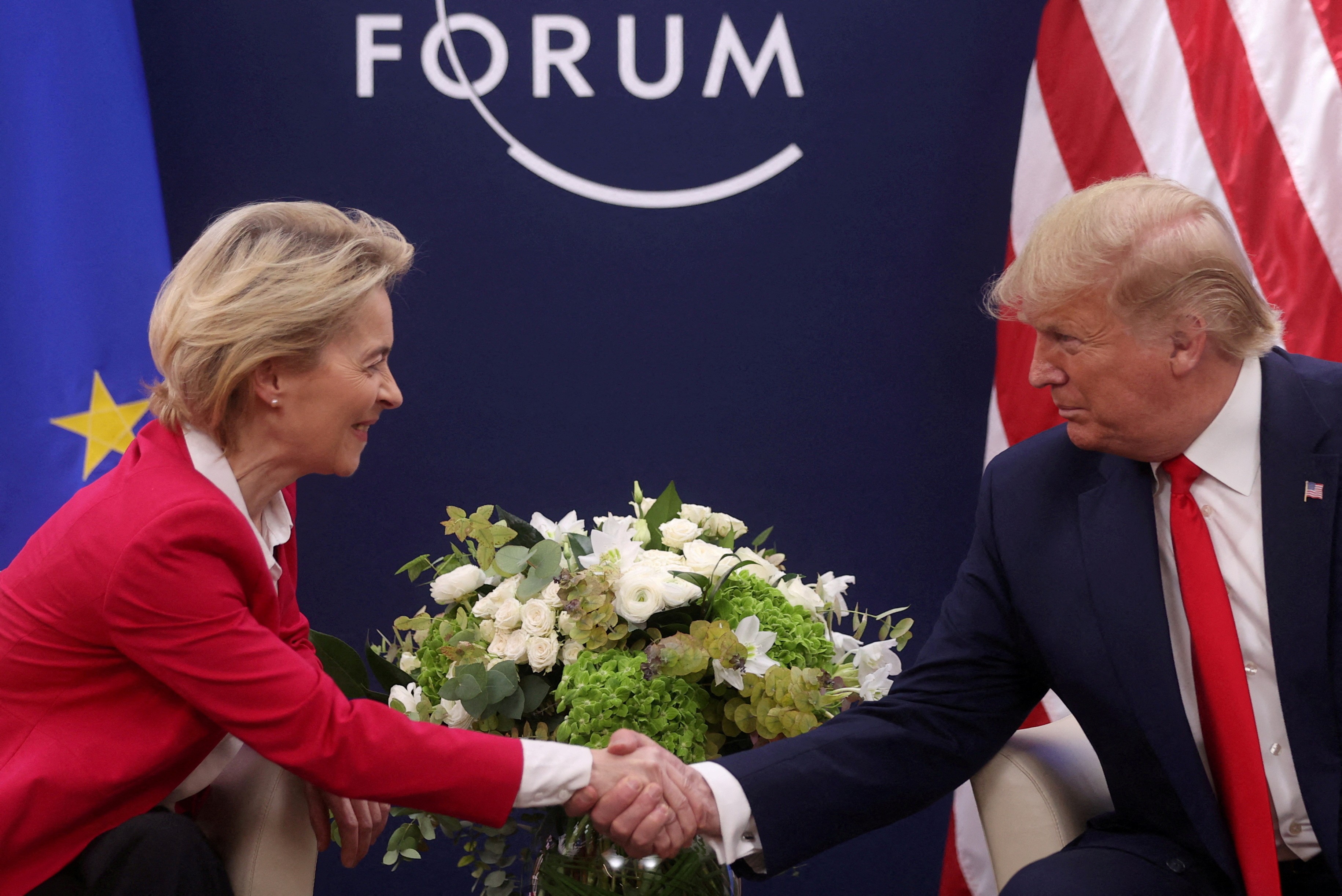 FILE PHOTO: 2020 World Economic Forum in Davos