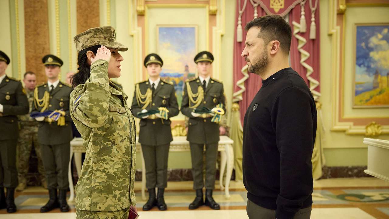 Ukraine's President Zelenskiy marks the Ukrainian Armed Forces Day in Kyiv
