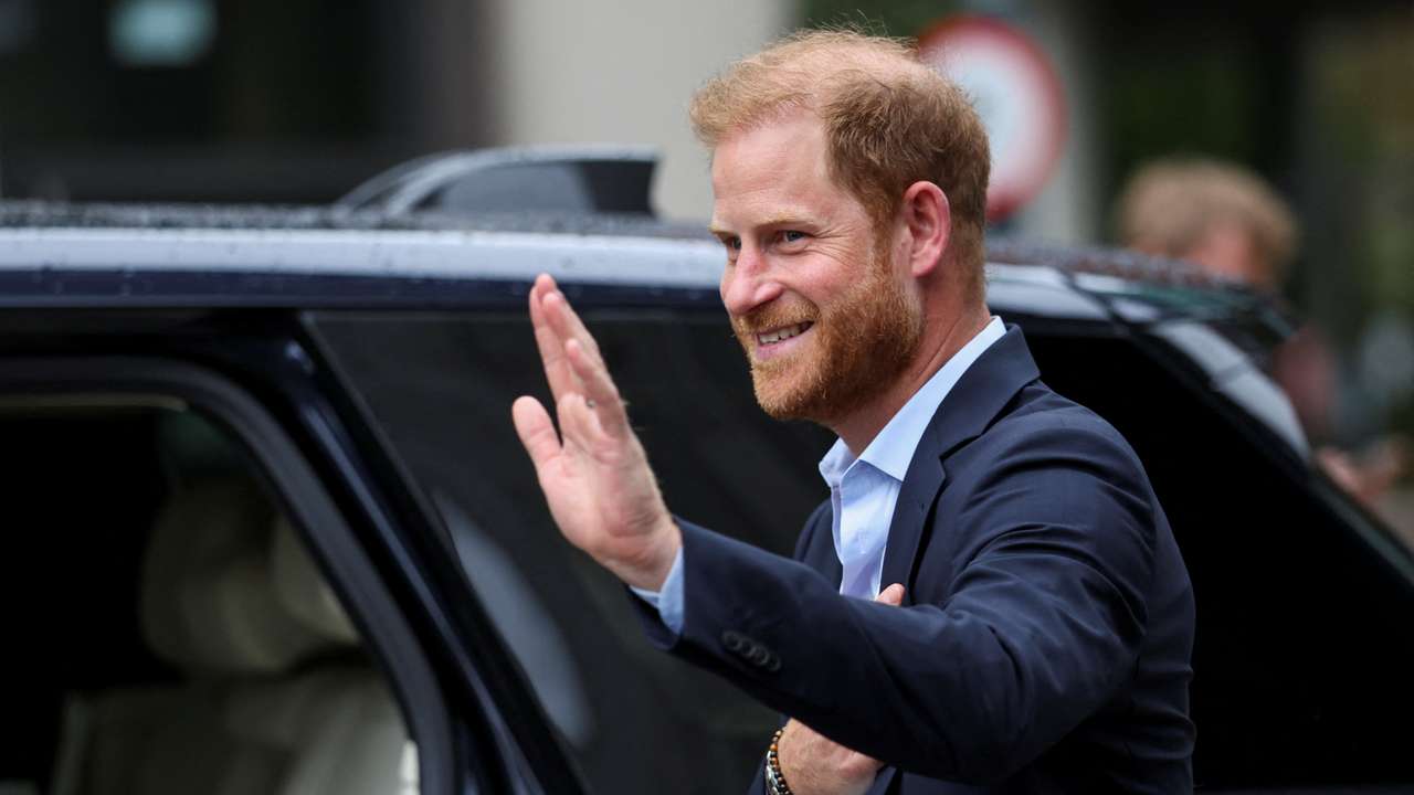 Britain's Prince Harry visits Centre for Blast Injury Studies at Imperial College London