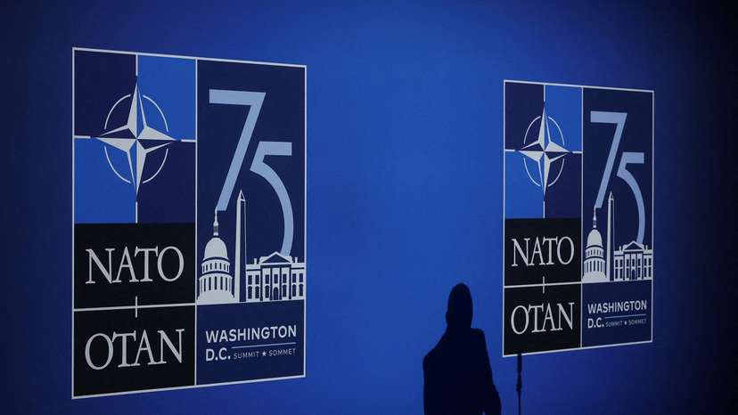 Commemoration of the 75th anniversary of the alliance at a NATO event, in Washington