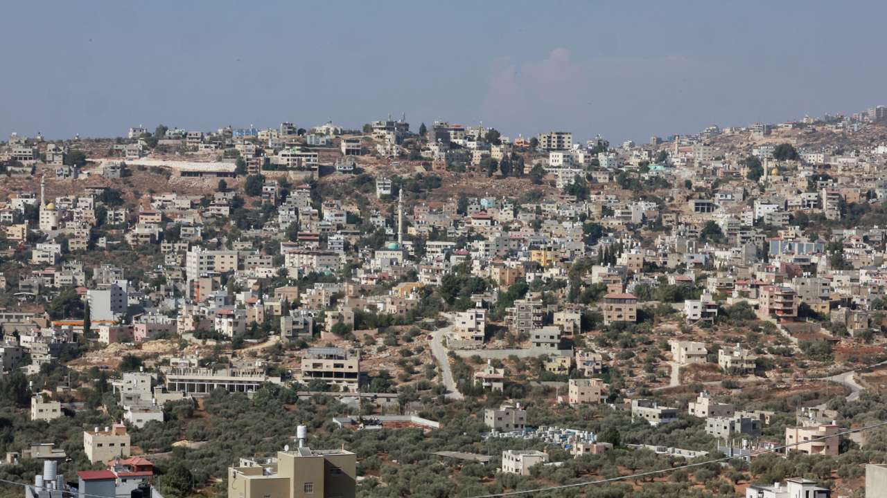 A general view of Beita, in the Israeli-occupied West Bank