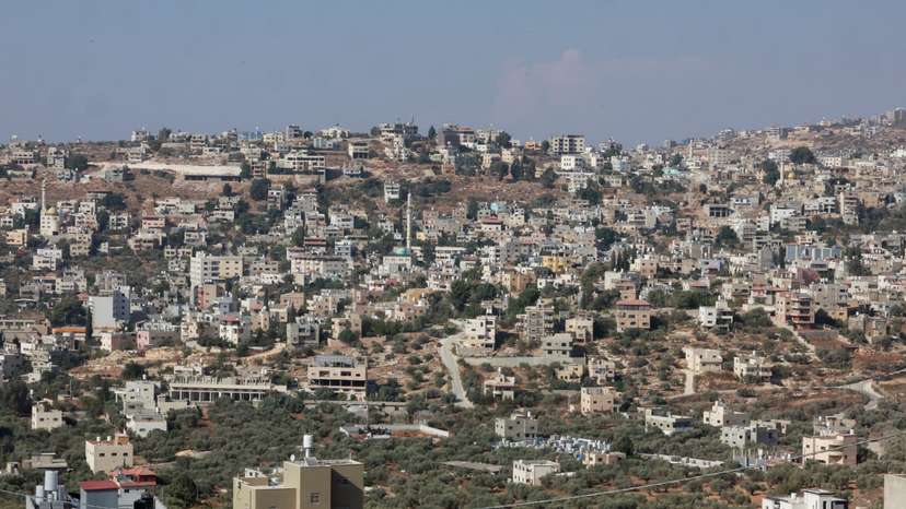 A general view of Beita, in the Israeli-occupied West Bank