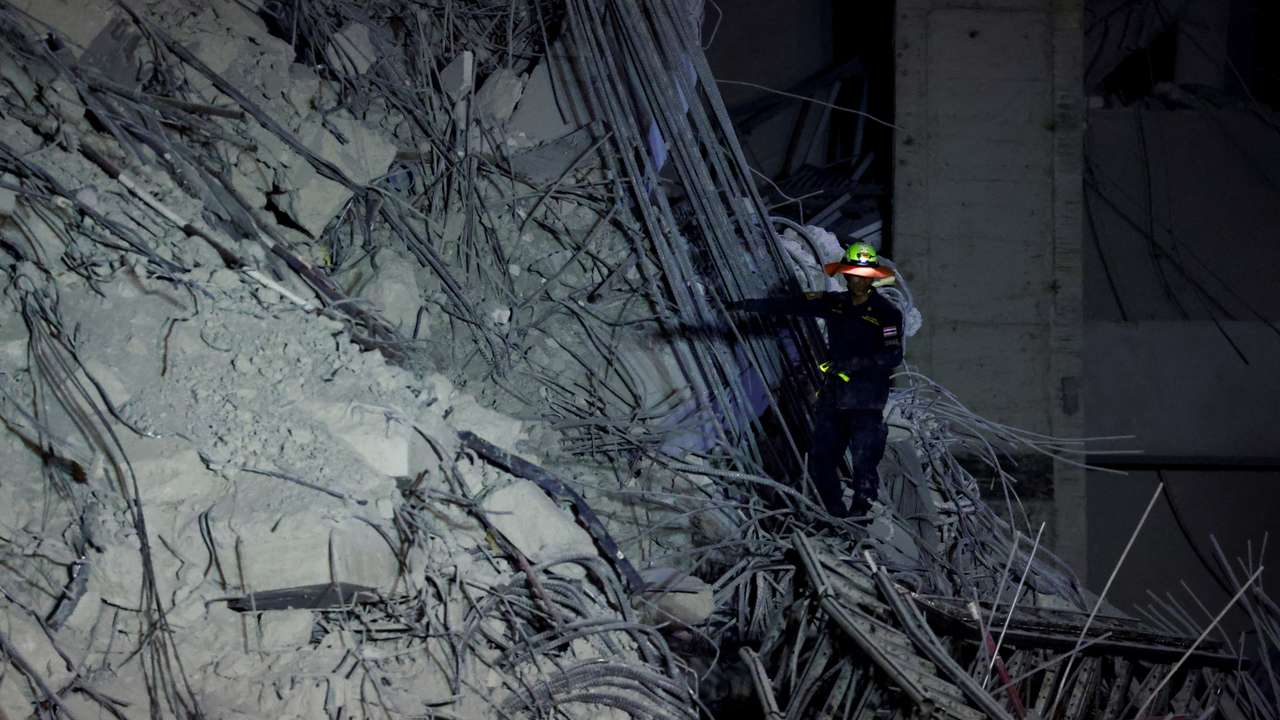 Tremors from an earthquake felt in Bangkok