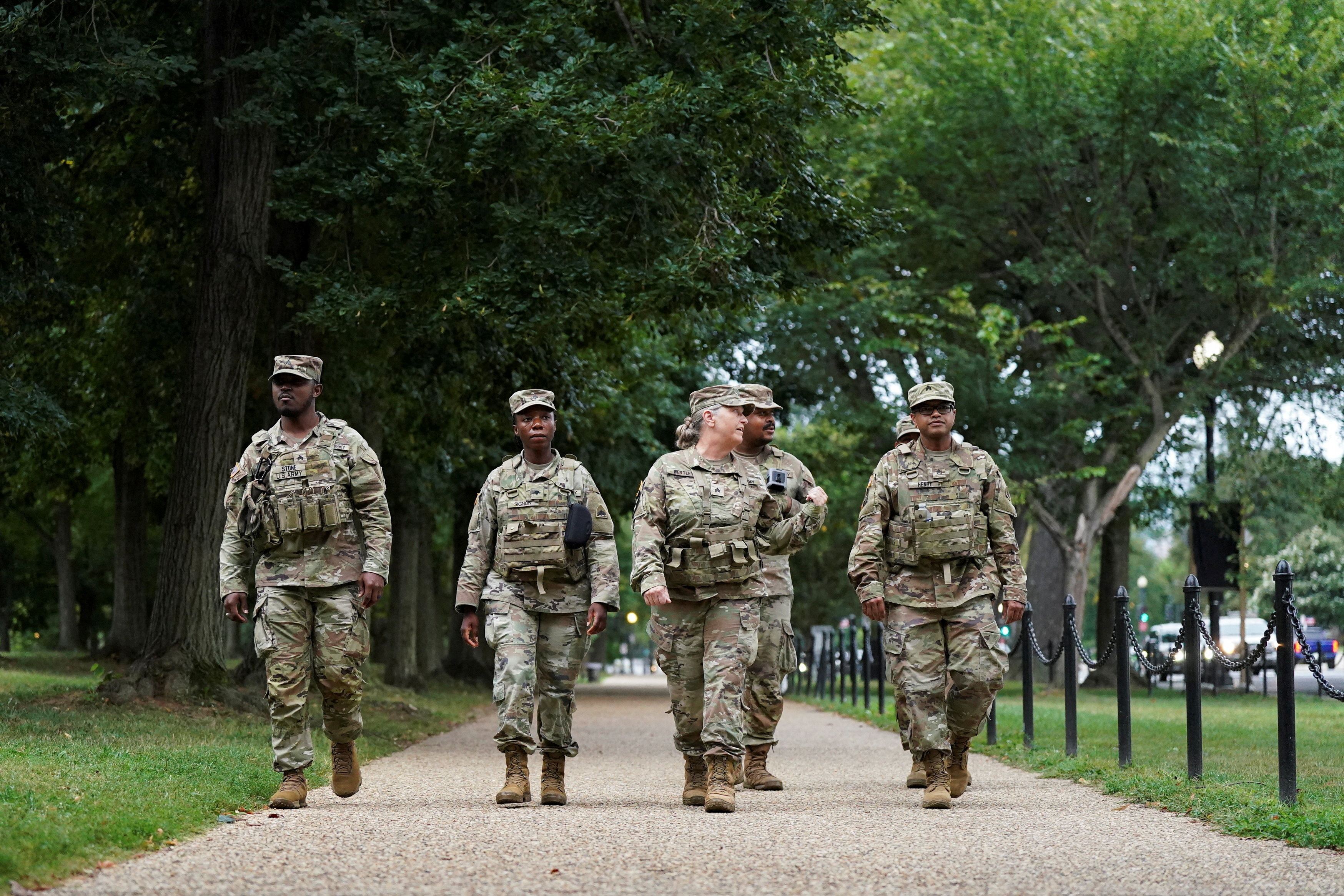 FILE PHOTO: U.S. National Guard deployment in Washington, D.C.