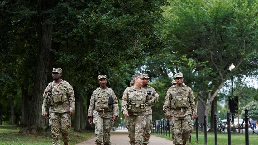 FILE PHOTO: U.S. National Guard deployment in Washington, D.C.