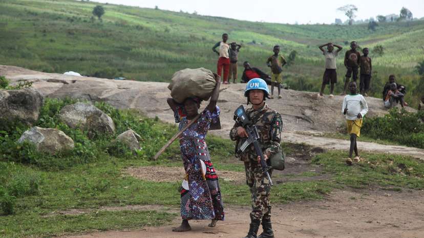UN peacekeepers guard Congo harvests as mission's future uncertain in Ituri