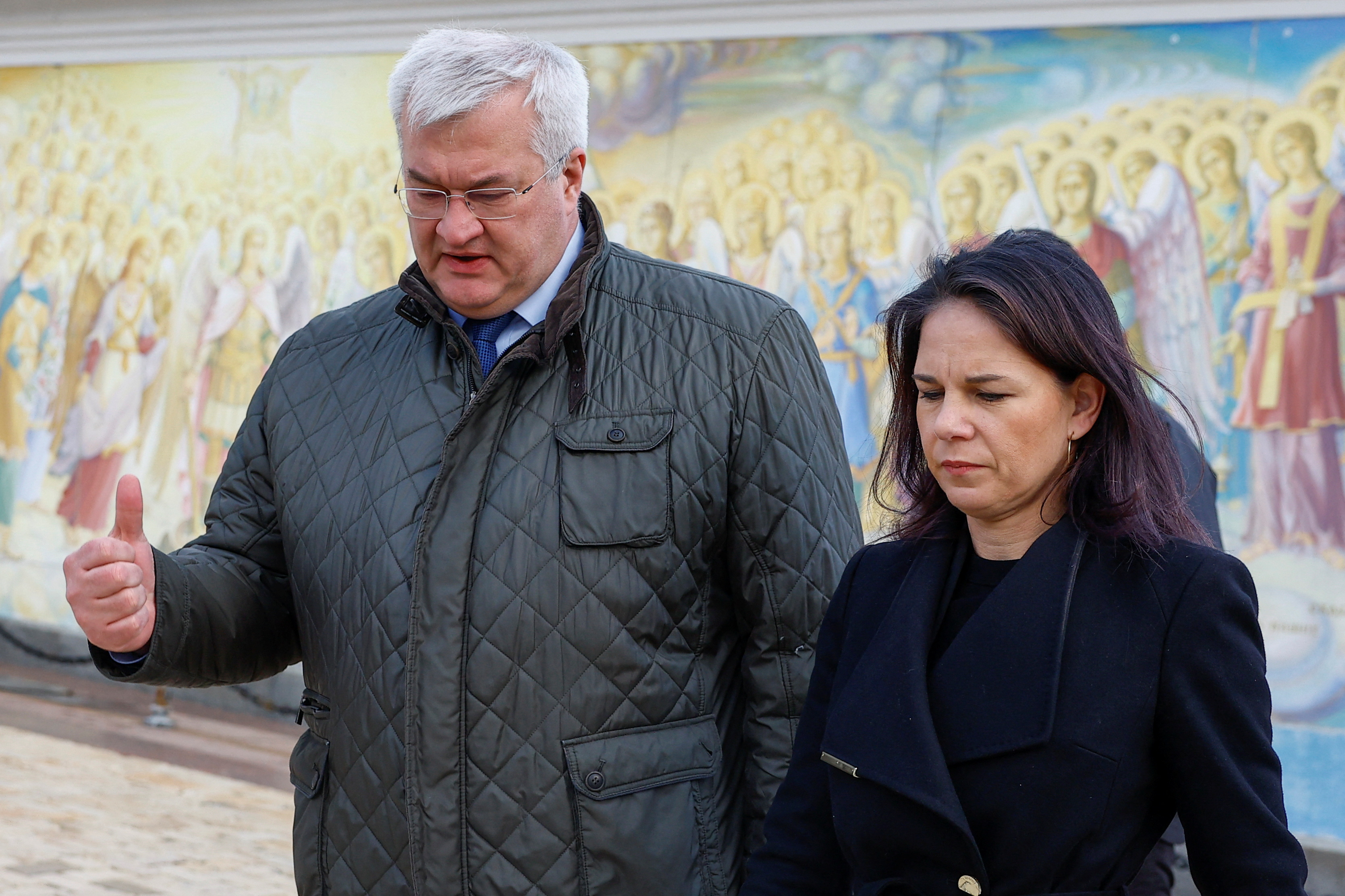 German FM Baerbock visits Kyiv