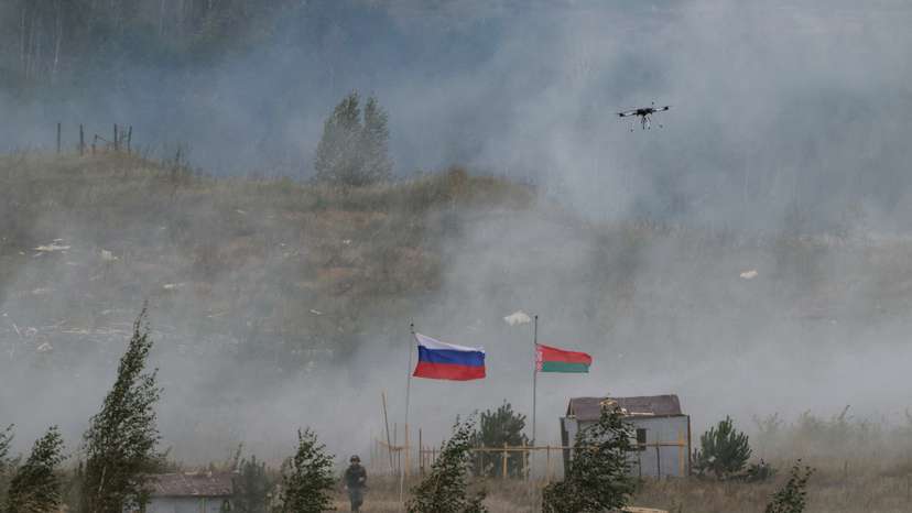 Joint Russia-Belarus "Zapad-2025" military drills near Borisov