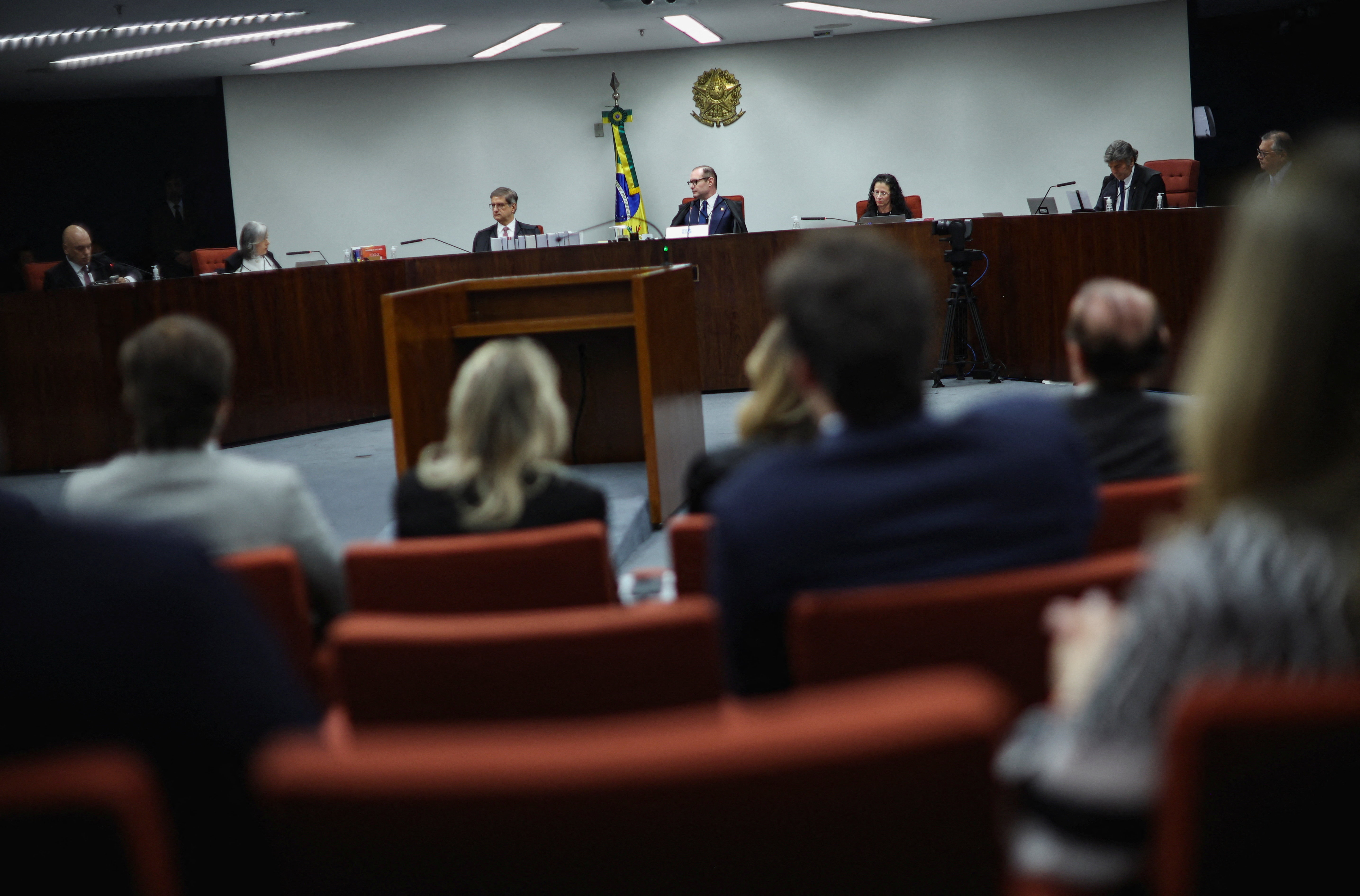Final phase of the trial of Brazil's former President Bolsonaro in Brasilia