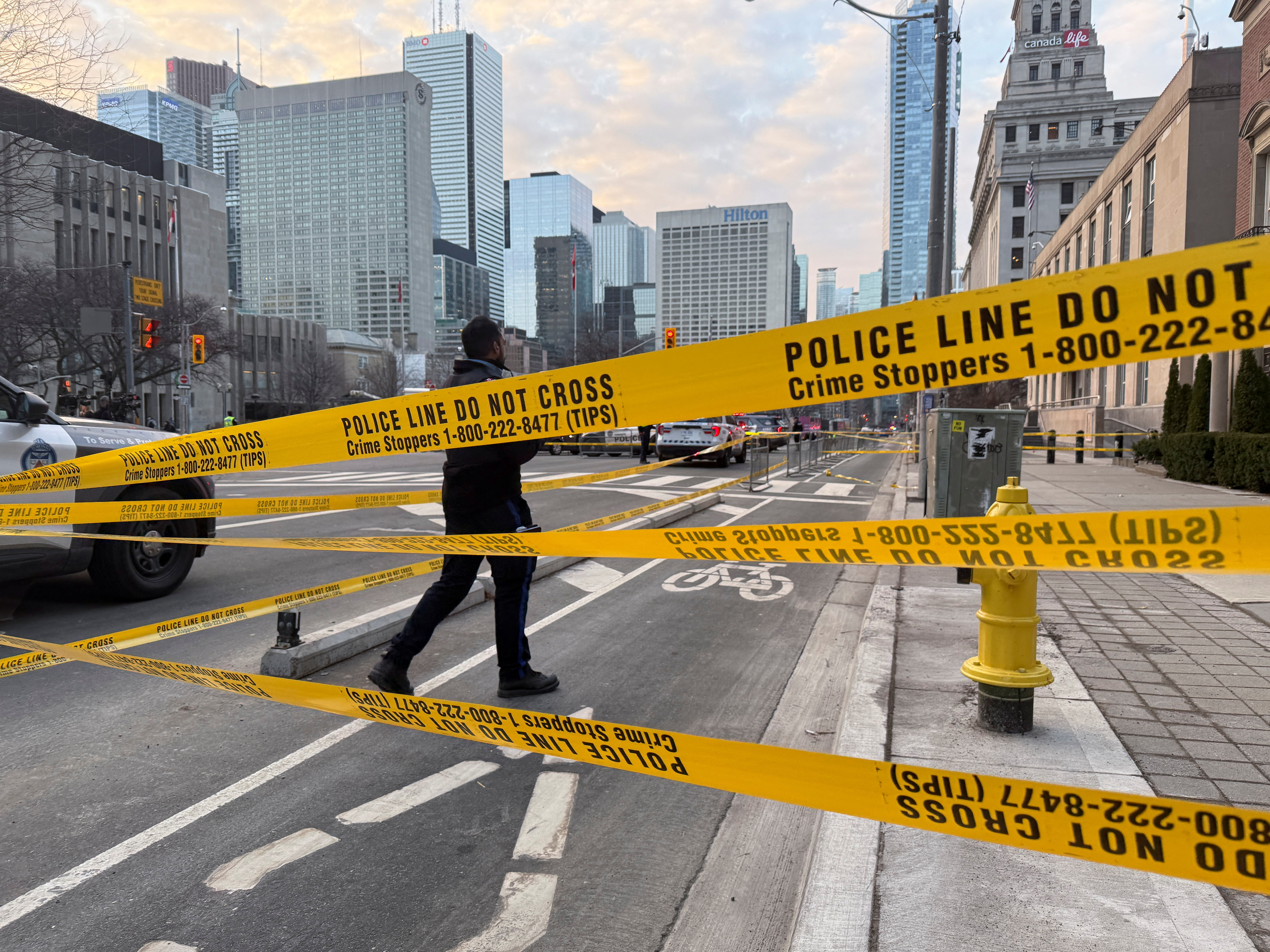 Shooting outside the U.S. Consulate in Toronto