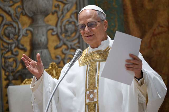 Pope Leo XIV conducts Mass in the Sistine Chapel at the Vatican