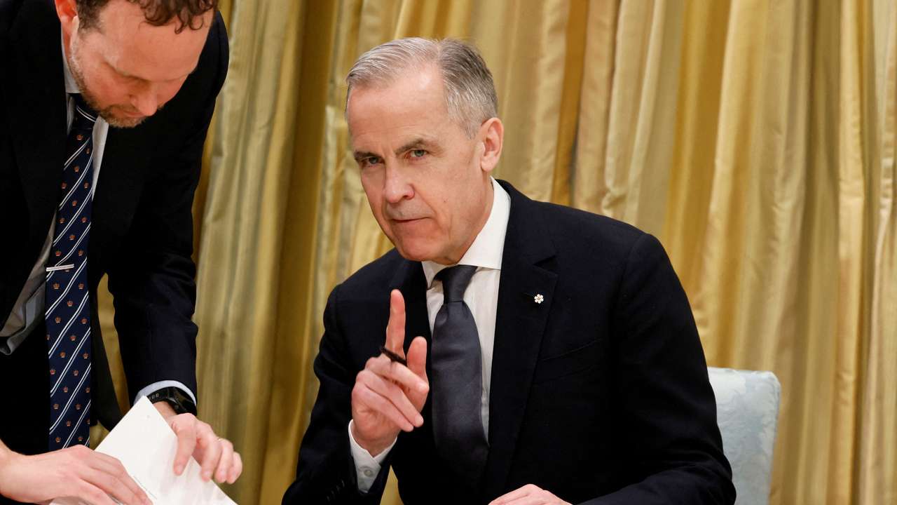 Leader of the Liberal Party of Canada Mark Carney is sworn in as Canada's Prime Minister