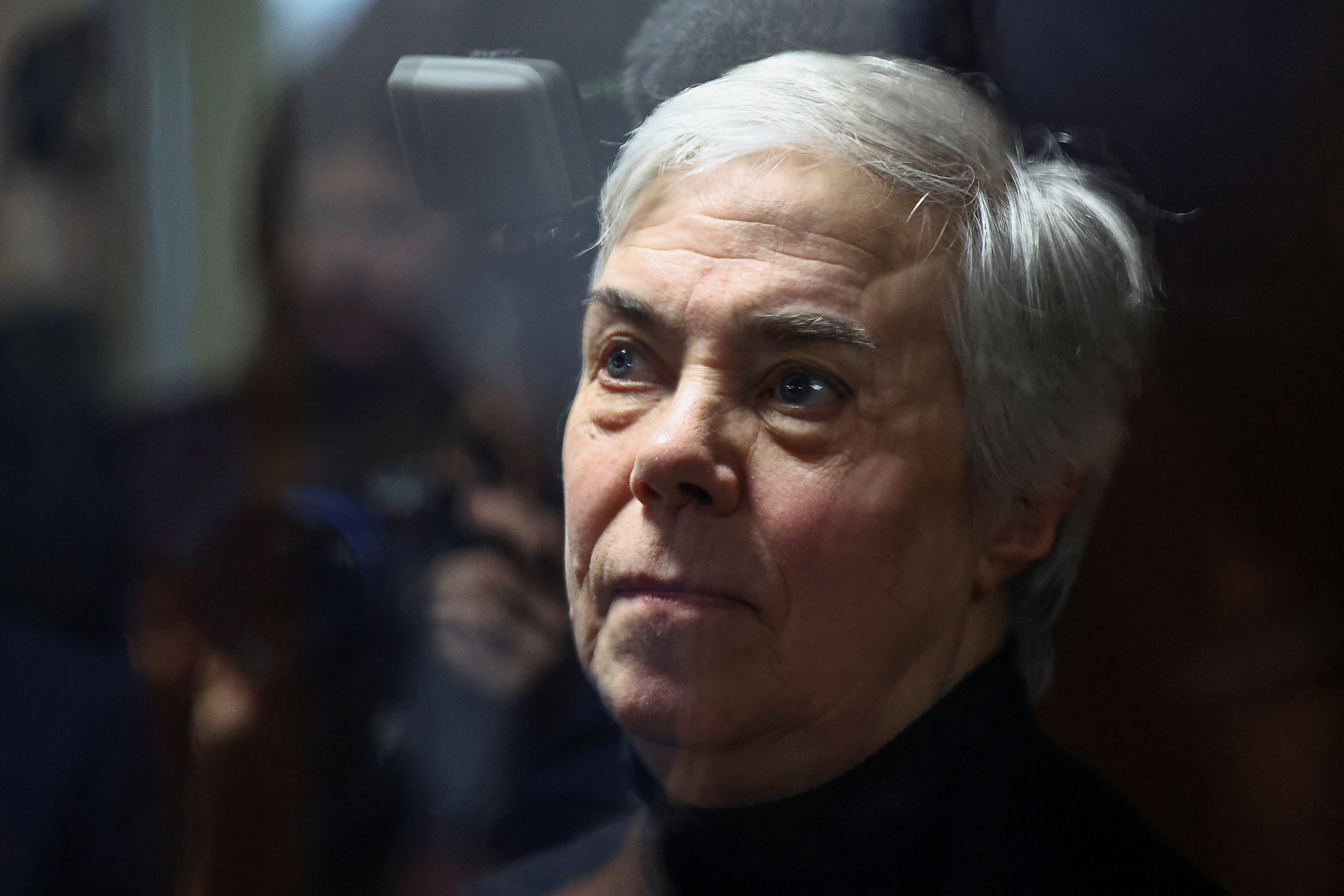 FILE PHOTO: Doctor Nadezhda Buyanova accused of discrediting Russian army appears in Moscow court
