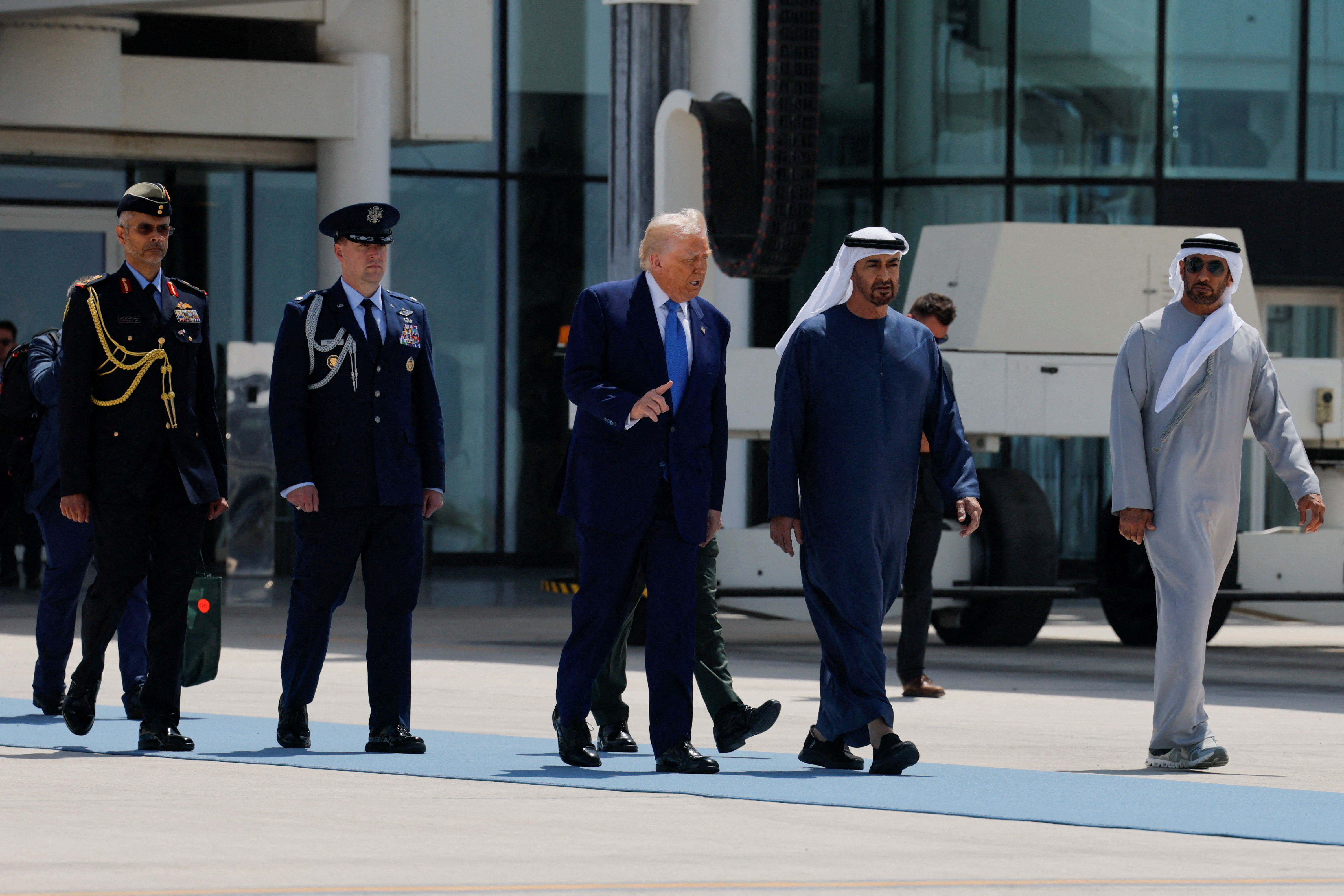 U.S. President Trump visits the UAE