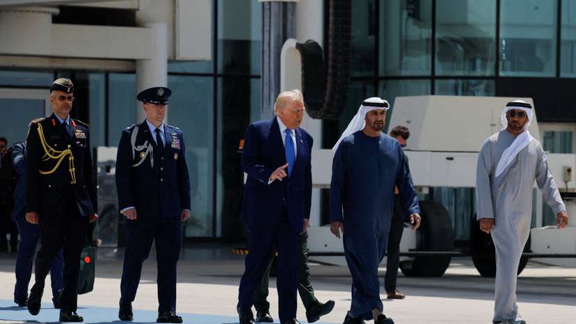 U.S. President Trump visits the UAE