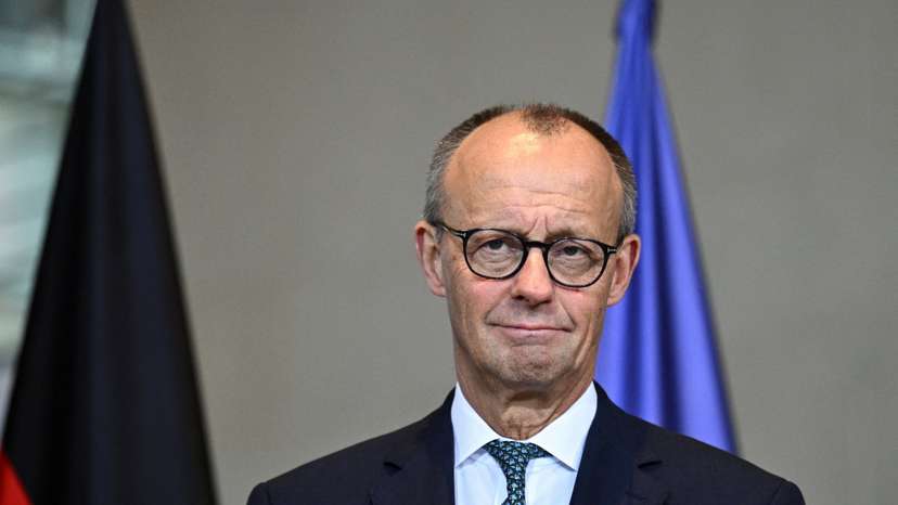 German Chancellor Merz receives Estonia's Prime Minister Michal with military honours in Berlin