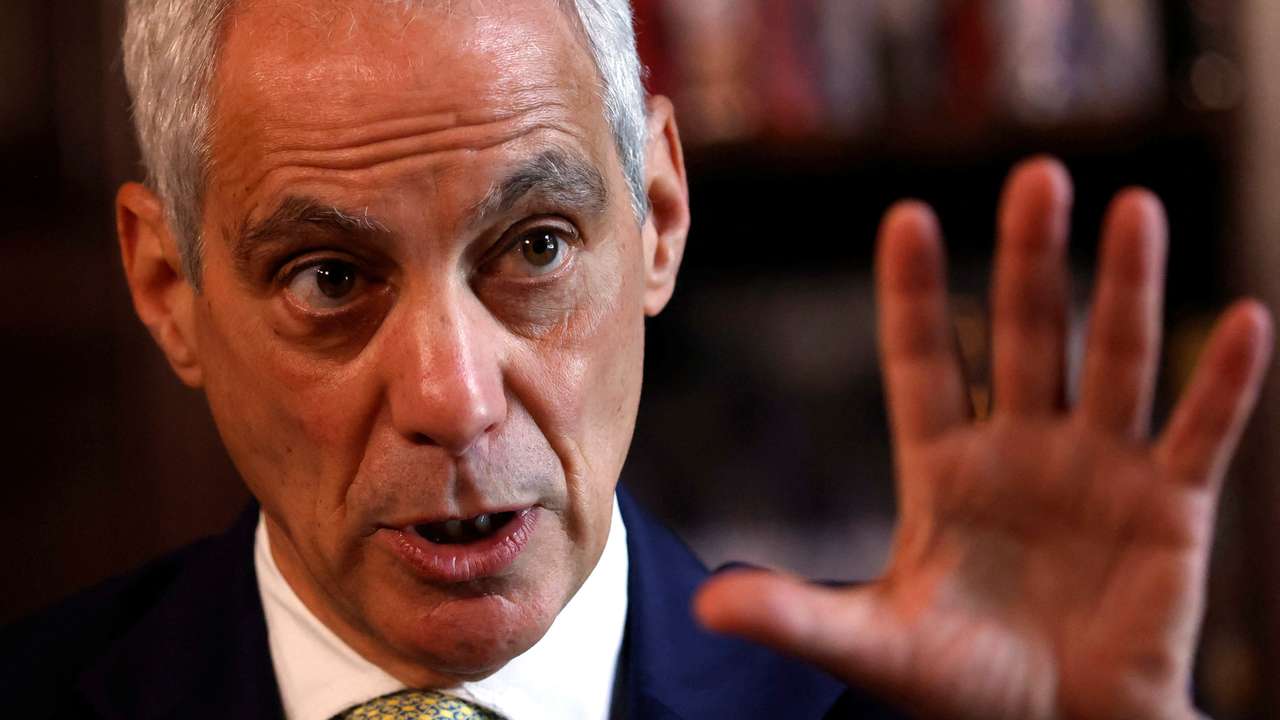 U.S. Ambassador to Japan Rahm Emanuel speaks during an interview with Reuters in Tokyo