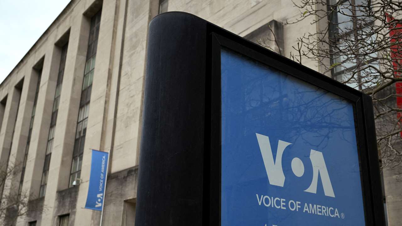 The Voice of America building in Washington
