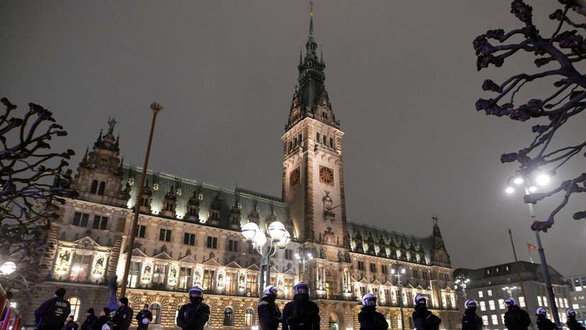 FILE PHOTO: Alternative for Germany party (AfD) meeting, in Hamburg