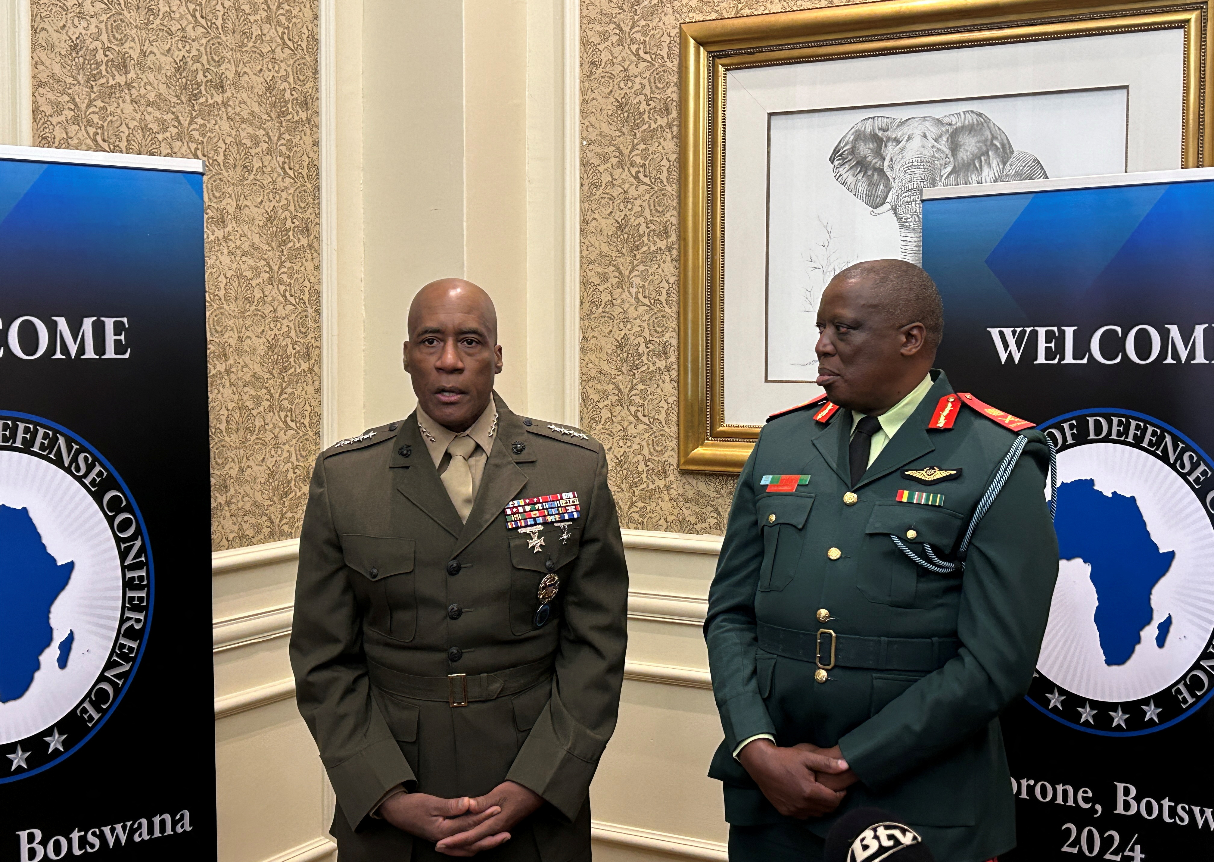 Militaary leaders attend U.S.-Africa defense conference in Gaborone, Botswana