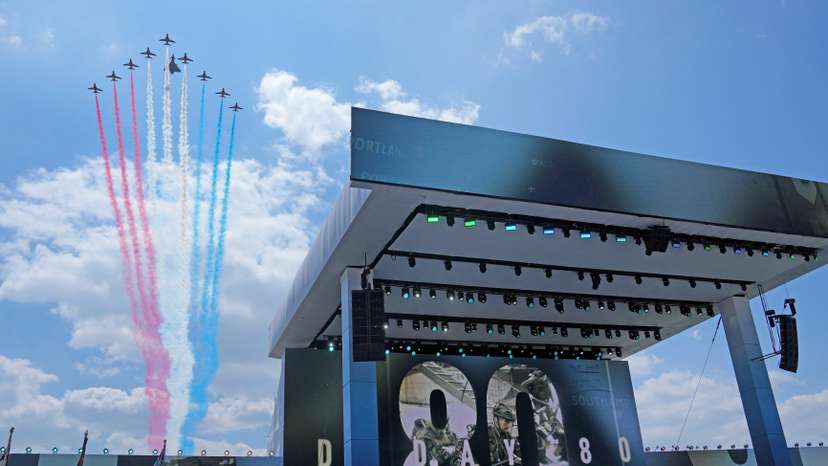 Commemorative event for the 80th anniversary of D-Day, in Portsmouth
