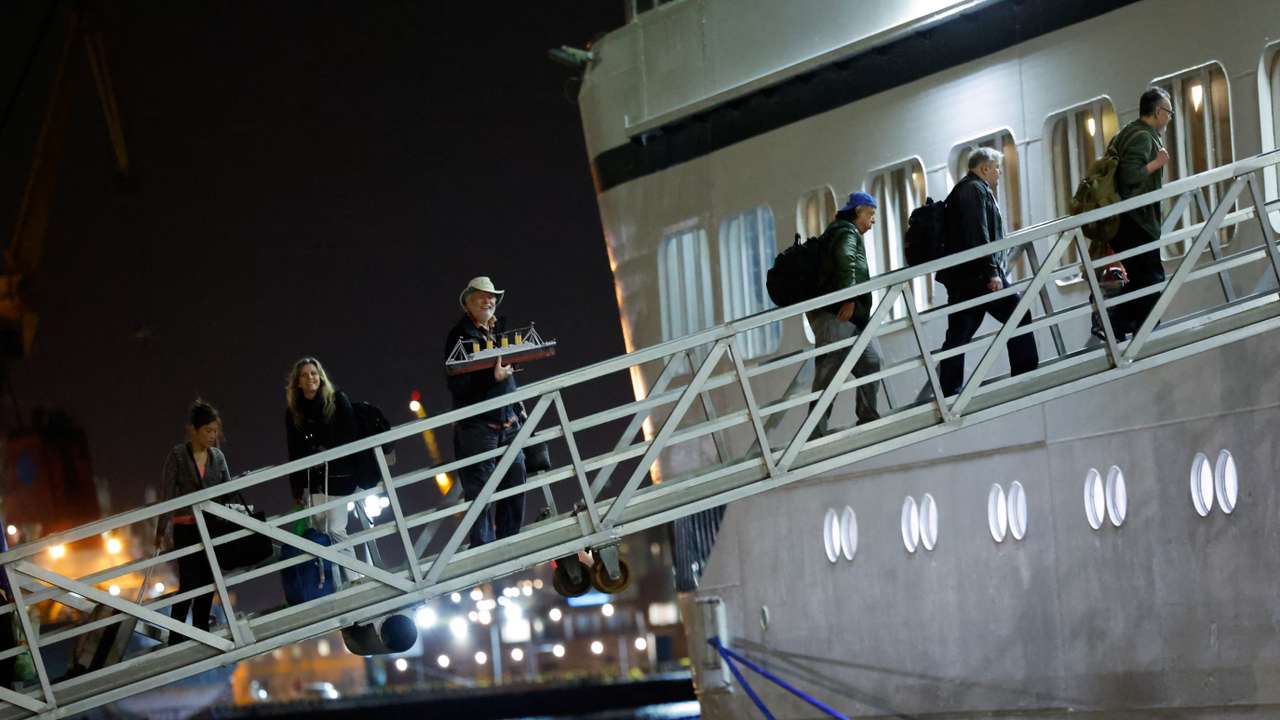 Stranded cruise ship passengers set to depart after four months of delays in Belfast port