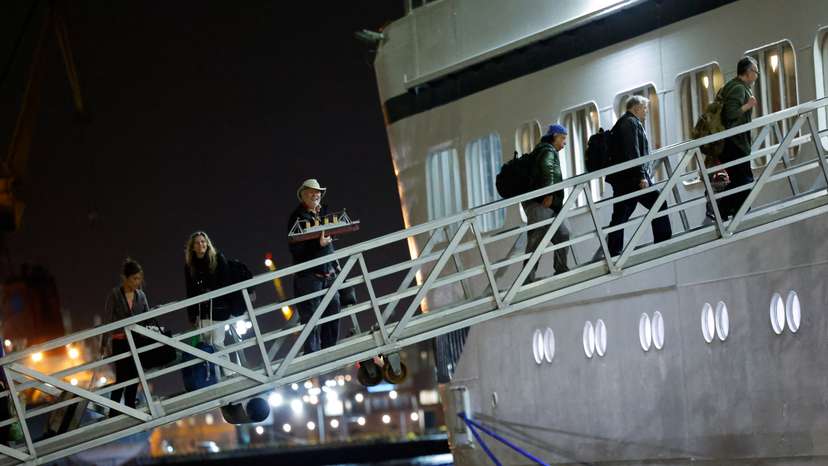Stranded cruise ship passengers set to depart after four months of delays in Belfast port