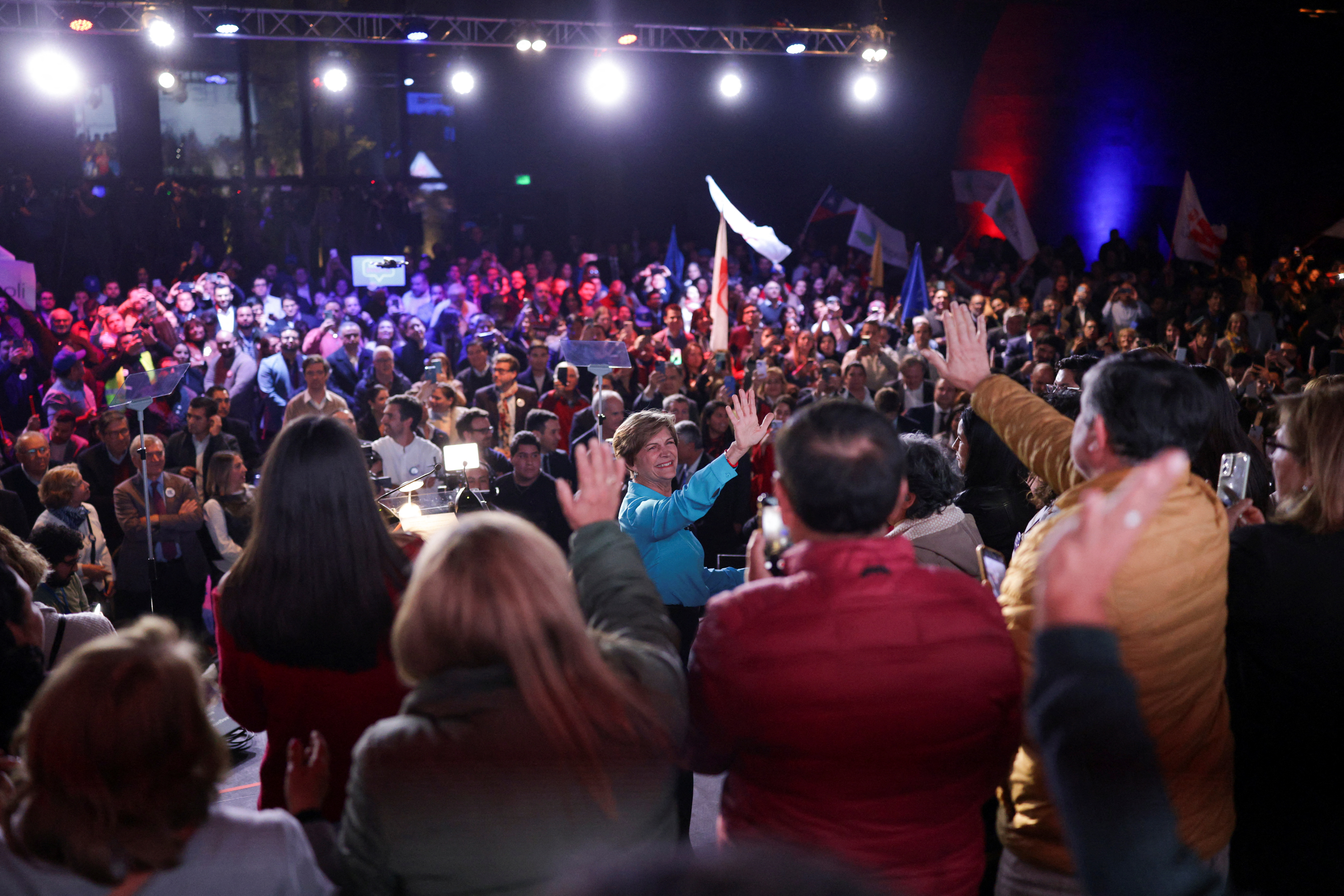 Presidential candidate Evelyn Matthei officially kicks off her presidential campaign