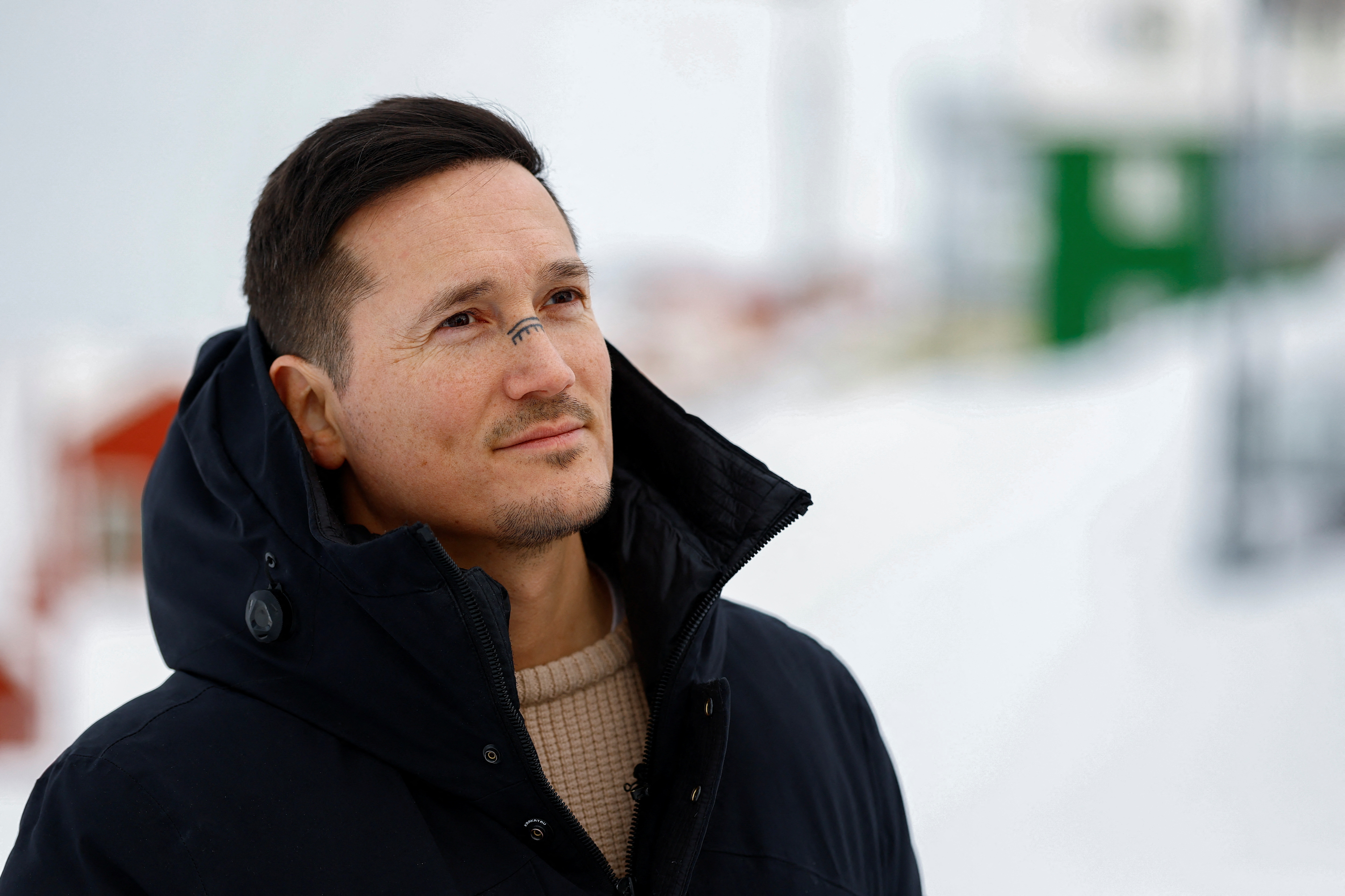 Candidate Juno Berthelsen for Naleraq party in Nuuk