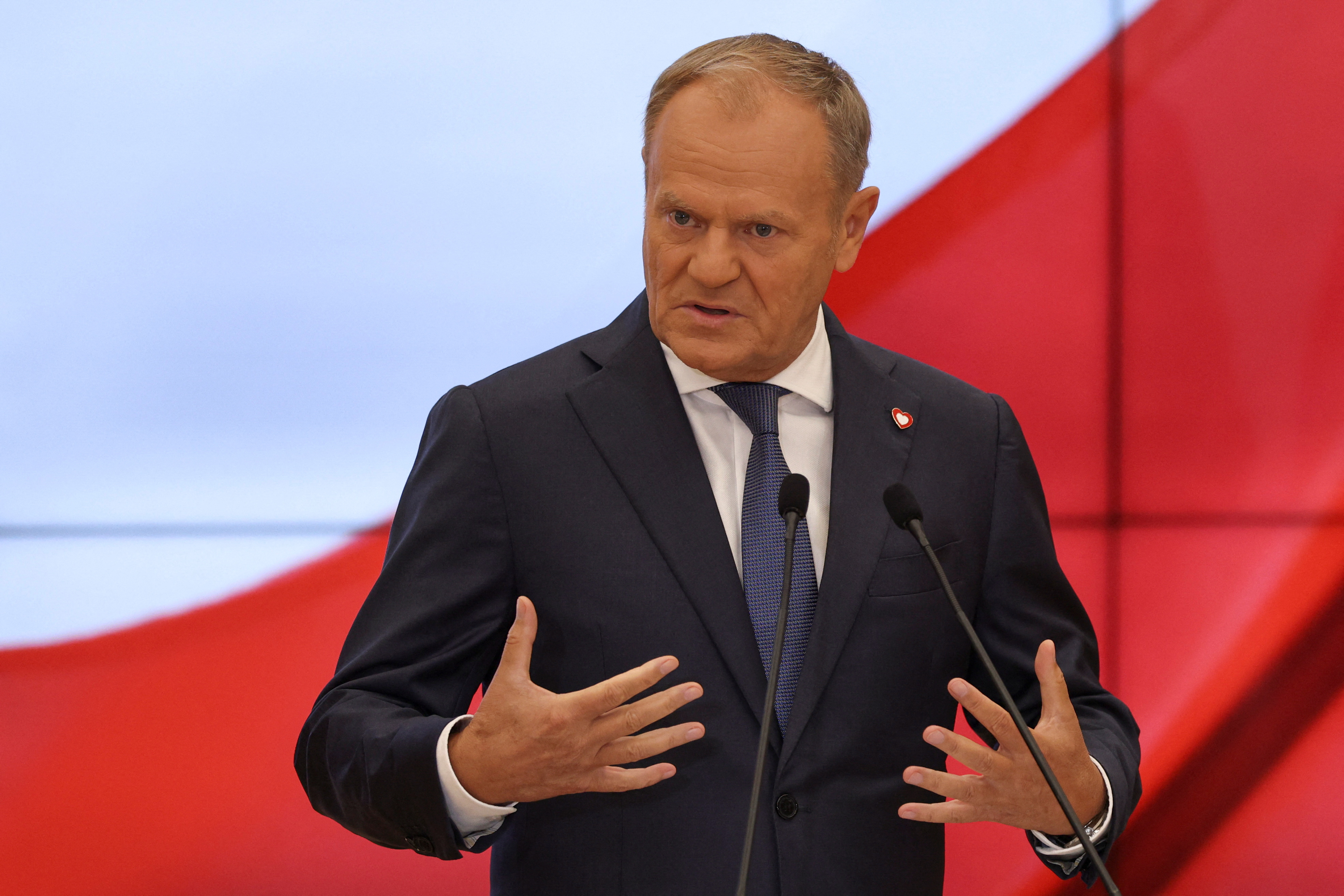 Polish PM Tusk announces government reshuffle in Warsaw