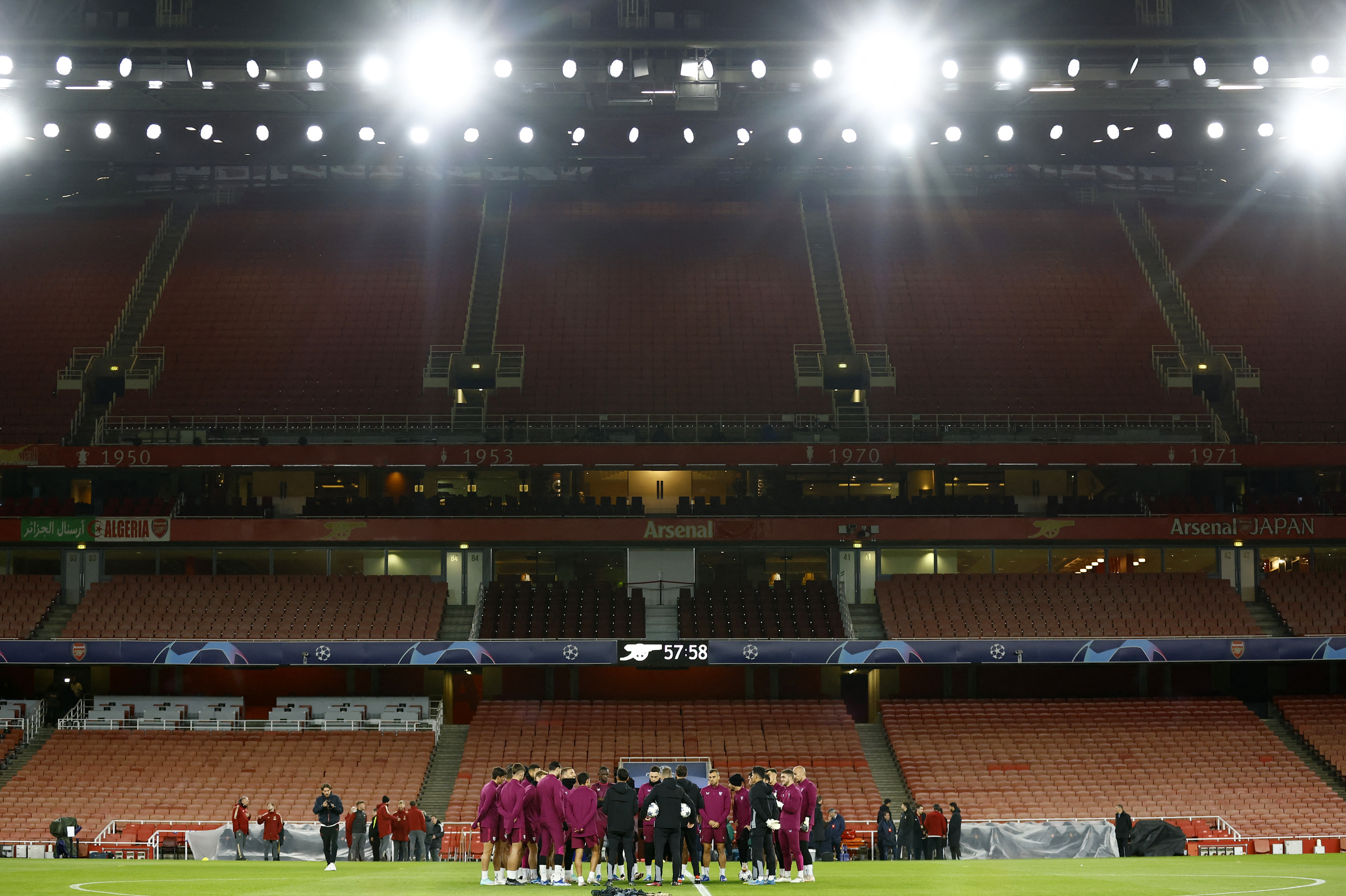 Champions League - Sevilla Training