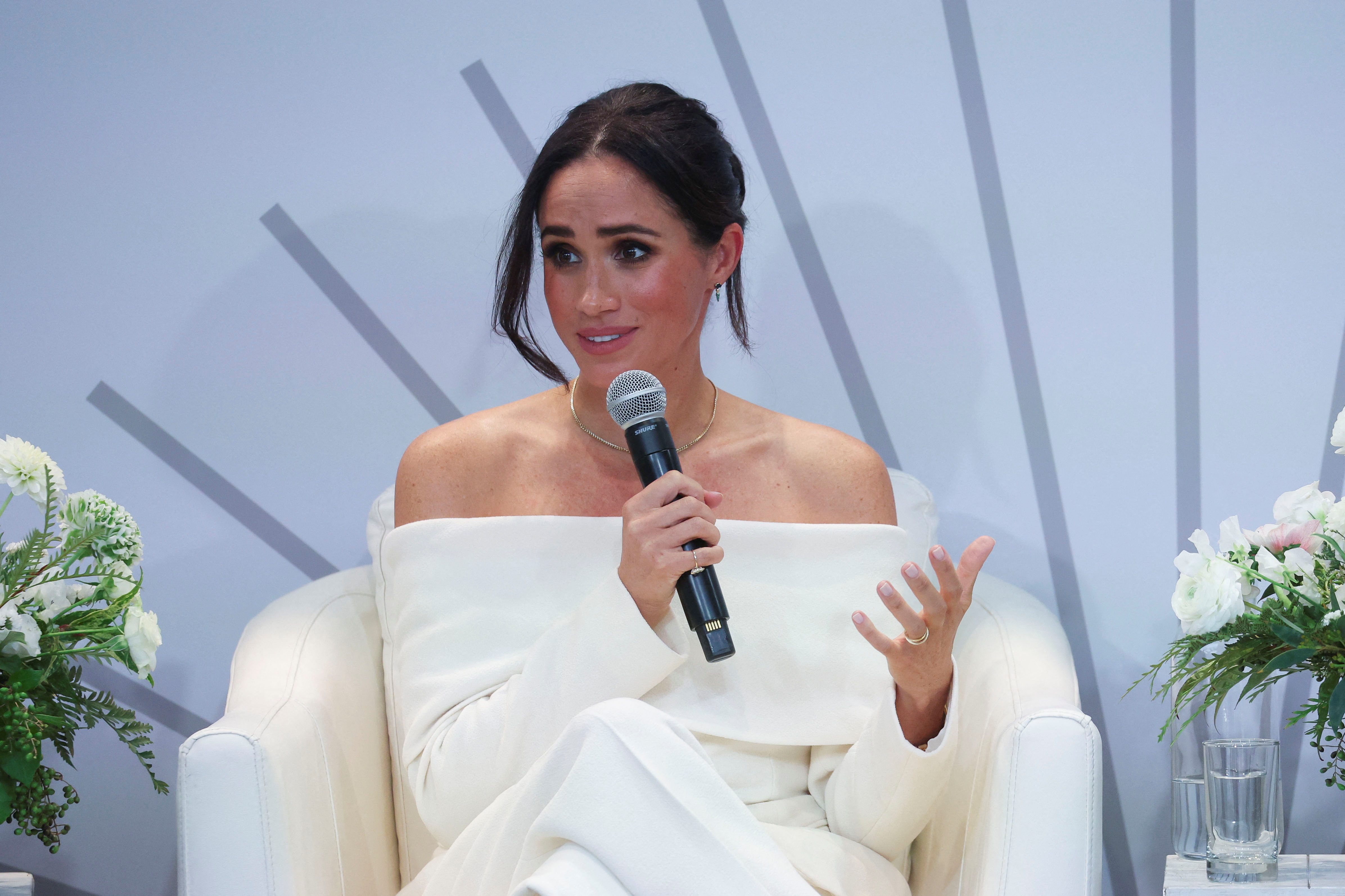 FILE PHOTO: Harry and Meghan attend event marking the World Mental Health Day in New York