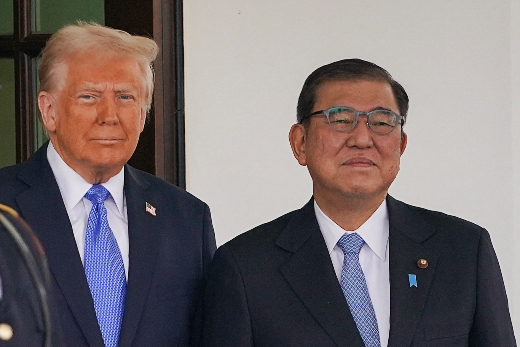 U.S. President Donald Trump meets with Japan's Prime Minister Shigeru Ishiba at the White House
