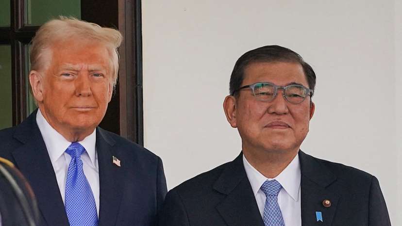 U.S. President Donald Trump meets with Japan's Prime Minister Shigeru Ishiba at the White House