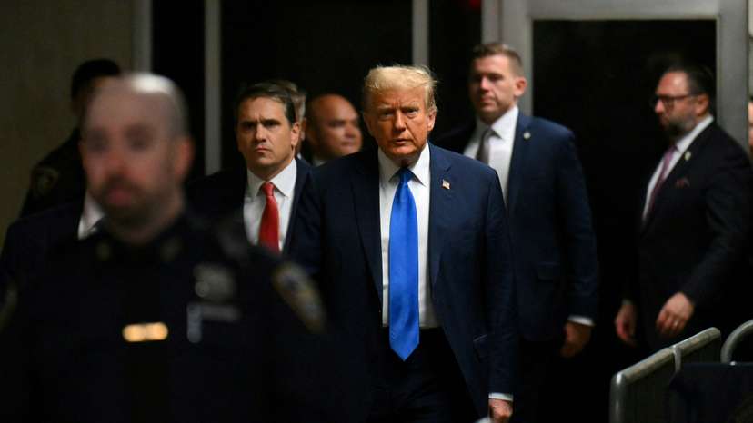 Former U.S. President Trump's criminal trial on charges of falsifying business records continues in New York
