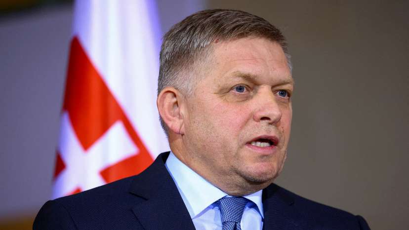 FILE PHOTO: Slovak PM Robert Fico visits Berlin