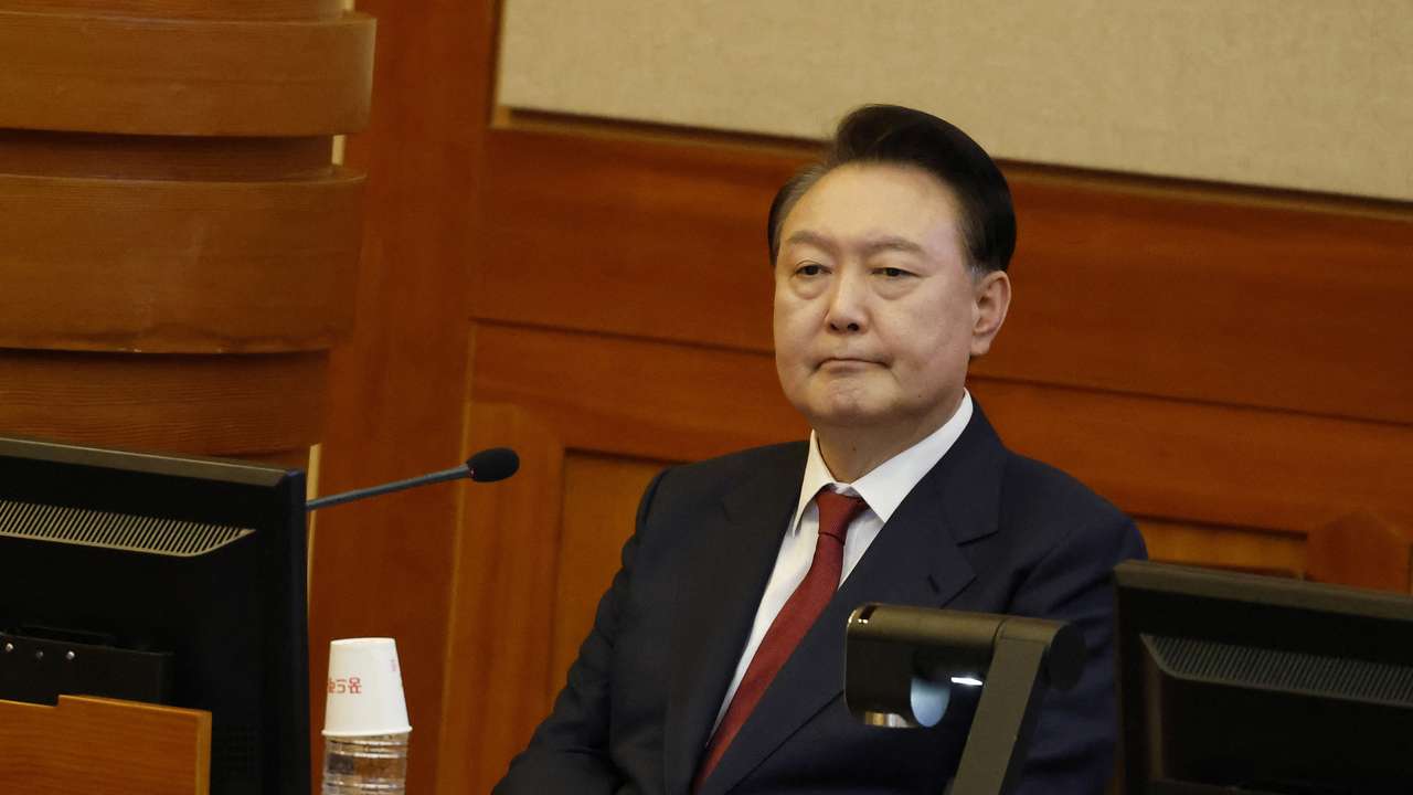 South Korean President Yoon attends impeachment trial hearing