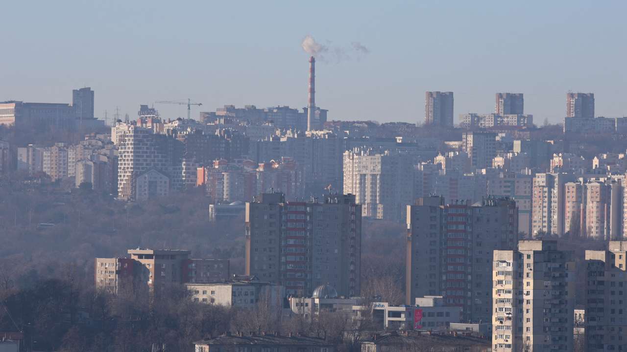 A view shows Chisinau