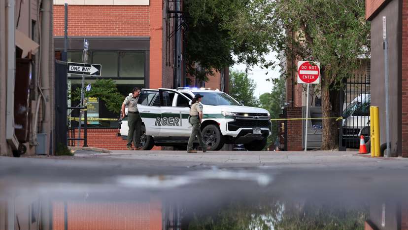 Scene of an attack that injured multiple people in Boulder, Colorado